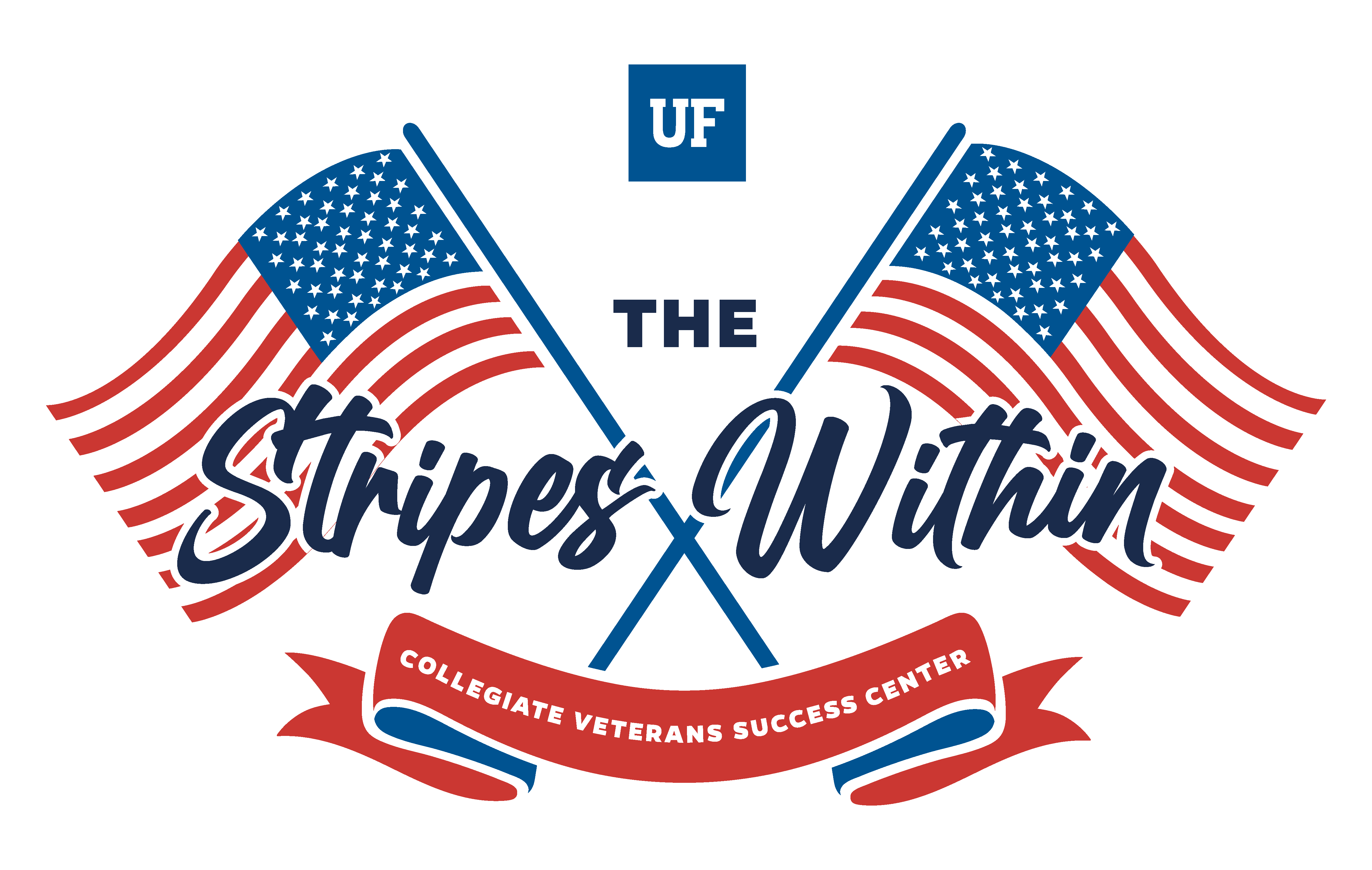 The Stripes Within Campain Logo for the Collegiate Veterans Success Center